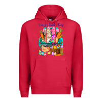Cardinal Happy Easter Day truck Premium Hoodie - HowdyJamesFarm