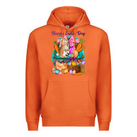 Carrot Happy Easter Day truck Premium Hoodie - HowdyJamesFarm