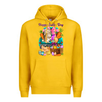 Lemon Happy Easter Day truck Premium Hoodie - HowdyJamesFarm