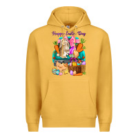 Happy Easter Day Truck Premium Hoodie | Teevron