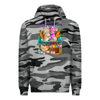 Slate Camo Happy Easter Day truck Premium Hoodie - HowdyJamesFarm