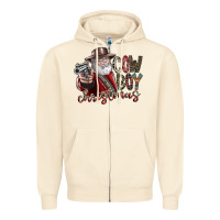 Sandshell cowboy christmas Zipper Hoodie - SublimationCraftShop