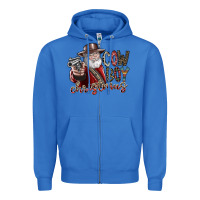 True Royal cowboy christmas Zipper Hoodie - SublimationCraftShop
