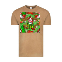 Vintage Camel Christmas unicorn and gift box Vintage Tee - NancyCooperArtShop