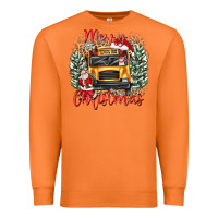 Carrot merry christmas school bus Premium Sweatshirt - texasbilliewilder