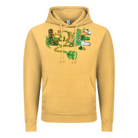 Vintage Mustard st. patricks day nurse love medical love Vintage Hoodie - BarkalooDesign