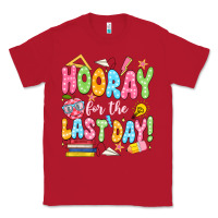 Red hooray for the last day white Classic Tee - JahusDesignShop