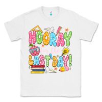 White hooray for the last day white Classic Tee - JahusDesignShop
