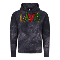 Cloud Black Christmas Tree Love Vintage Hoodie - RanaPortraitStore