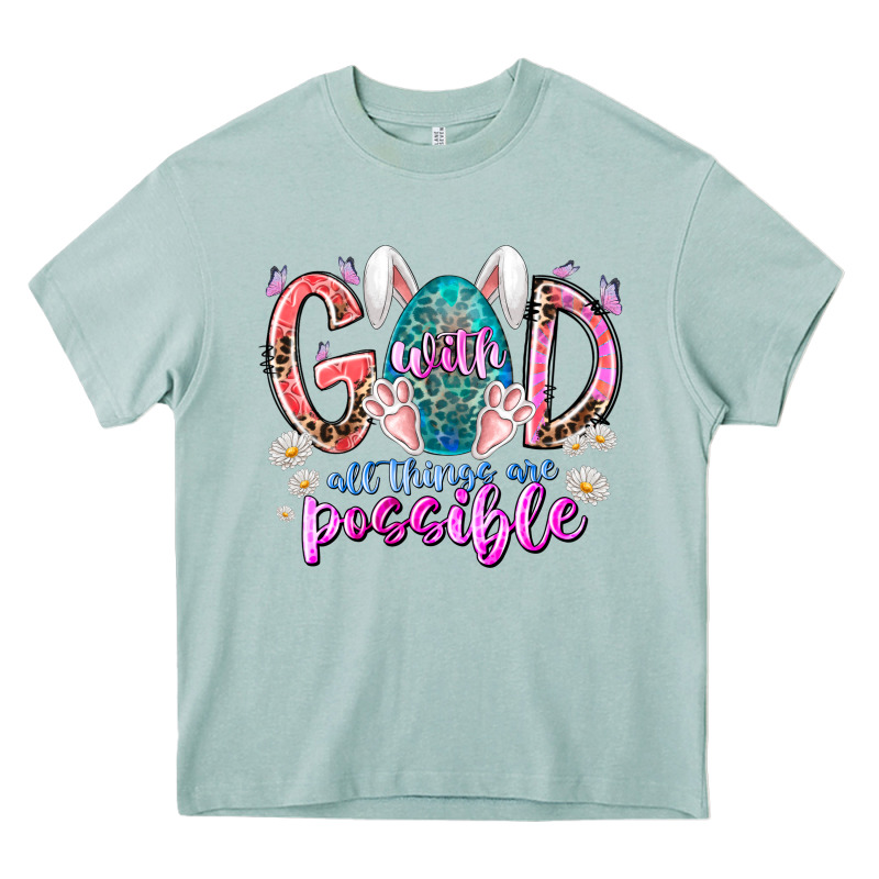With God All Things Are Possible Heavy Core Tee by RacoonDesign | Teevron