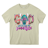 Mossy with god all things are possible Heavy Core Tee - RacoonDesign