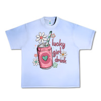 Grape Ice lucky girl drink Urban Heavy Tee - MaliasSmallBusiness