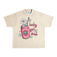 Sandshell lucky girl drink Urban Heavy Tee - MaliasSmallBusiness