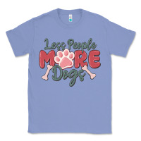 Colony Blue less people more dogs Classic Tee - MaliasSmallBusiness