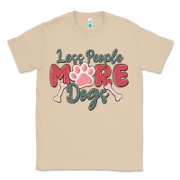 Mushroom less people more dogs Classic Tee - MaliasSmallBusiness