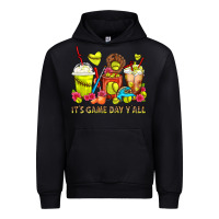 Black It's Game Day Y'all Softball Coffee Cups Urban Hoodie - FaDigitalArtStudio