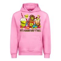 Fuchsia Pink It's Game Day Y'all Softball Coffee Cups Urban Hoodie - FaDigitalArtStudio