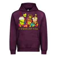 Mauve Wine It's Game Day Y'all Softball Coffee Cups Urban Hoodie - FaDigitalArtStudio