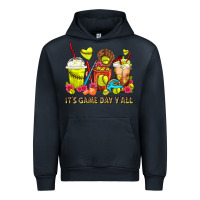 Navy It's Game Day Y'all Softball Coffee Cups Urban Hoodie - FaDigitalArtStudio