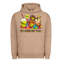 Pigment Burro It's Game Day Y'all Softball Coffee Cups Urban Hoodie - FaDigitalArtStudio