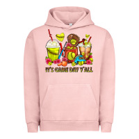 Pigment Salmon It's Game Day Y'all Softball Coffee Cups Urban Hoodie - FaDigitalArtStudio