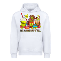 White It's Game Day Y'all Softball Coffee Cups Urban Hoodie - FaDigitalArtStudio