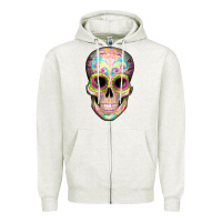 Mexican Skull Zipper Hoodie | Teevron