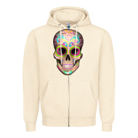 Sandshell Mexican Skull Zipper Hoodie - Artiststas