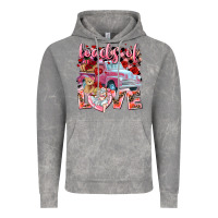 Cloud Rock loads of love valentines day truck Vintage Hoodie - NancyCooperArtShop