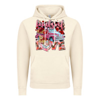Vintage Artic loads of love valentines day truck Vintage Hoodie - NancyCooperArtShop