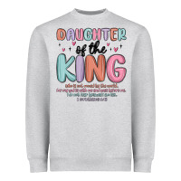 Heather Grey daughter of the king Heavyweight Sweatshirt - MaliasSmallBusiness