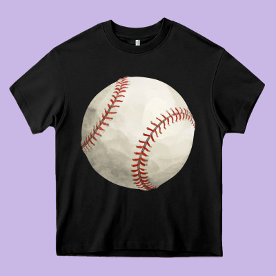 Baseball Fa Element Heavy Core Tee Designed By Fadigitalartstudio