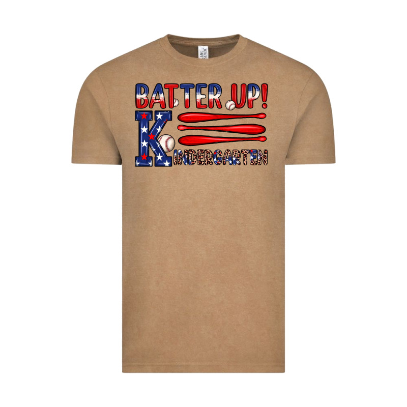 Patriotic Baseball Kindergarten Theme Vintage Tee by JahusDesignShop | Teevron