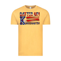 Vintage Mustard patriotic baseball kindergarten theme Vintage Tee - JahusDesignShop