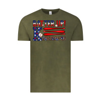 Vintage Olive patriotic baseball kindergarten theme Vintage Tee - JahusDesignShop
