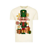 Vintage Arctic Christmas Nutcracker Vintage Tee - NancyCooperArtShop