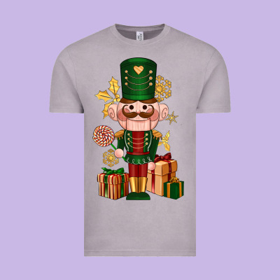 Christmas Nutcracker Vintage Tee Designed By Nancycooperartshop