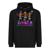 Black Let's get halloweird Heavyweight Hoodie - NancyCooperArtShop