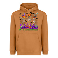 Meerkat Let's get halloweird Heavyweight Hoodie - NancyCooperArtShop