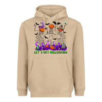 Mushroom Let's get halloweird Heavyweight Hoodie - NancyCooperArtShop