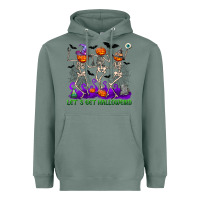 Sage Let's get halloweird Heavyweight Hoodie - NancyCooperArtShop