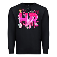 Black breast cancer hr human resources Premium Sweatshirt - texasbilliewilder
