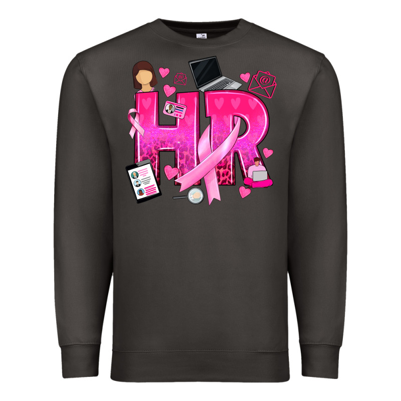 Breast Cancer Hr Human Resources Premium Sweatshirt by texasbilliewilder | Teevron