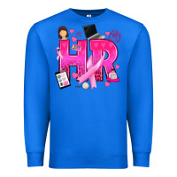 True Royal breast cancer hr human resources Premium Sweatshirt - texasbilliewilder