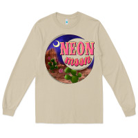 Mushroom neon moon Long Sleeve Tee - NancyCooperArtShop