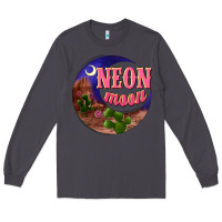 Smoke neon moon Long Sleeve Tee - NancyCooperArtShop
