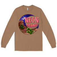 Toasted Coconut neon moon Long Sleeve Tee - NancyCooperArtShop