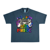 Midnight Navy gaymer pride Urban Heavy Tee - MaliasSmallBusiness