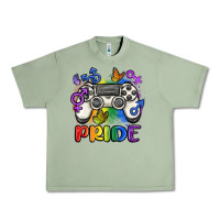 Oil Green gaymer pride Urban Heavy Tee - MaliasSmallBusiness