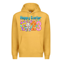 Mustard Happy Easter 2023 Easter Day Premium Hoodie - HowdyJamesFarm